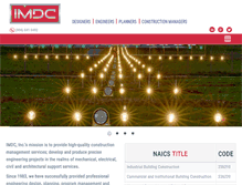 Tablet Screenshot of imdc-inc.com